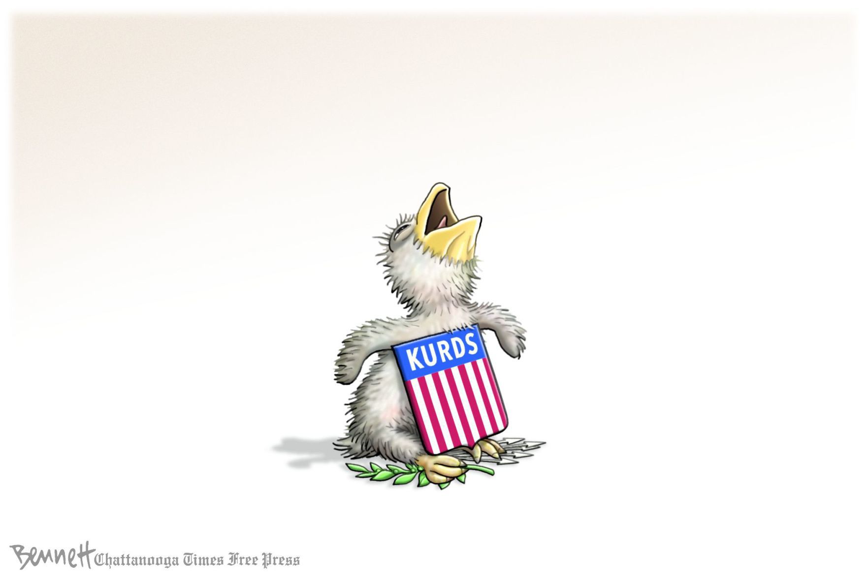 Bennett editorial cartoon